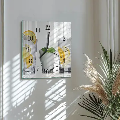 Kvadratni zidni sat Citrus