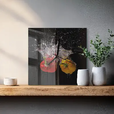 Kvadratni zidni sat Papar