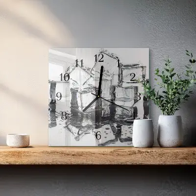 Kvadratni zidni sat Led