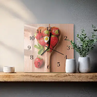 Kvadratni zidni sat Jagoda
