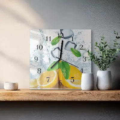 Kvadratni zidni sat Citrus