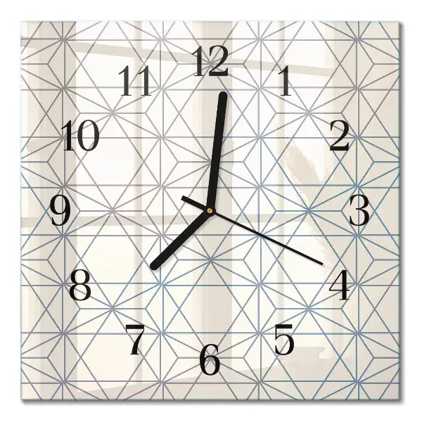 Stakleni sat Geometrijski uzorak
