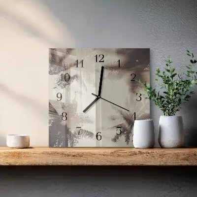 Kvadratni zidni sat Palme