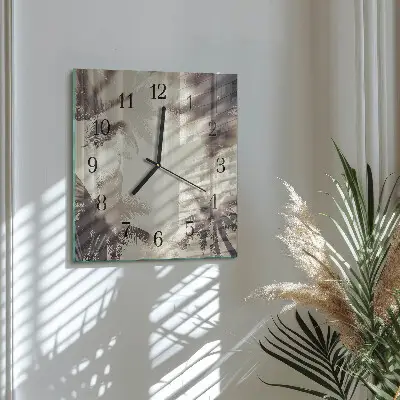 Kvadratni zidni sat Palme