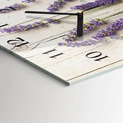 Kvadratni zidni sat Lavanda