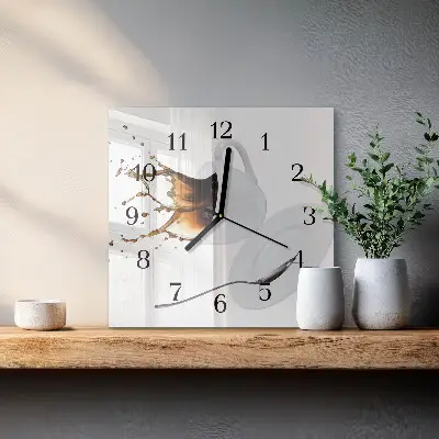 Stakleni sat Šalica kave