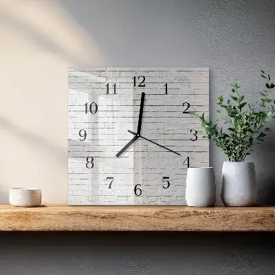 Kvadratni zidni sat Zid od opeke