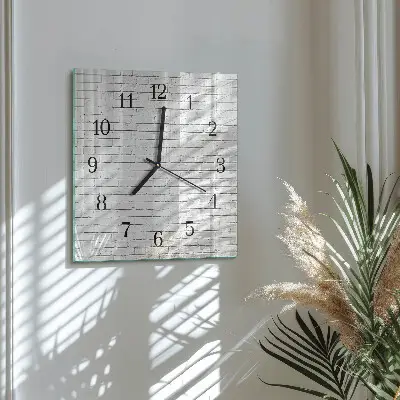 Kvadratni zidni sat Zid od opeke