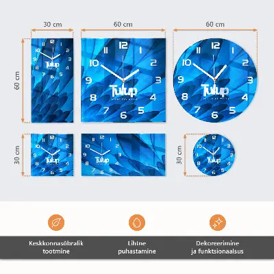 Stakleni sat Čaša vina