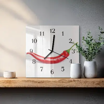 Stakleni sat Čili papričica