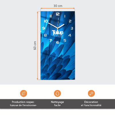 Pravokutni zidni sat Apstrakcija
