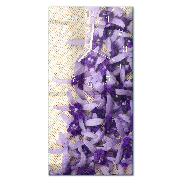 Pravokutni zidni sat Lavanda