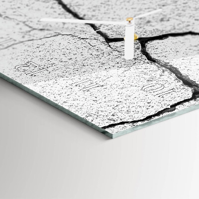 Stakleni pravokutni sat Ruptura