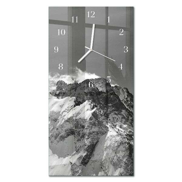 Stakleni pravokutni sat Planina