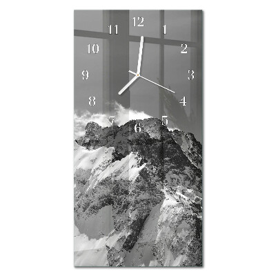 Stakleni pravokutni sat Planina