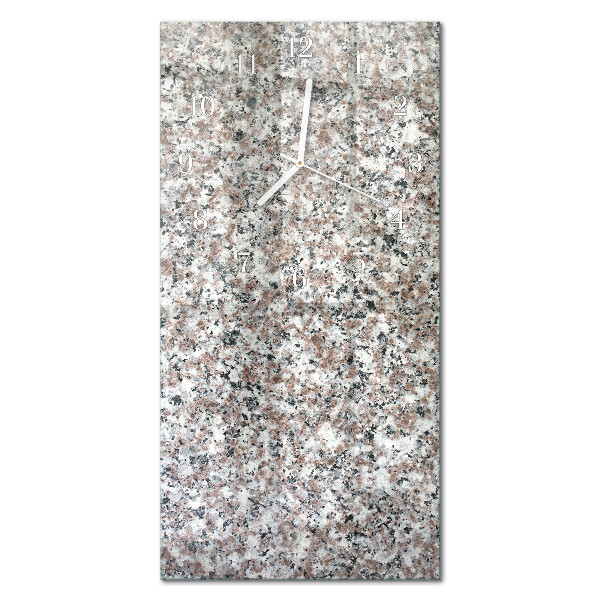 Stakleni pravokutni sat Grafit