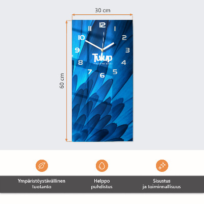 Pravokutni zidni sat Apstrakcija