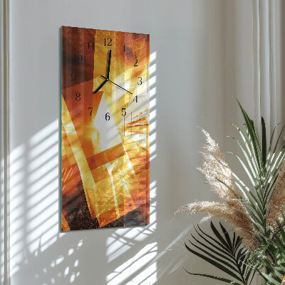 Pravokutni zidni sat Apstrakcija