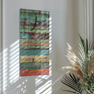 Pravokutni zidni sat Drvo