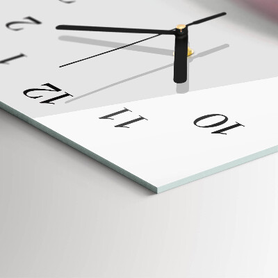 Vertikalni zidni sat Apstraktna umjetnost