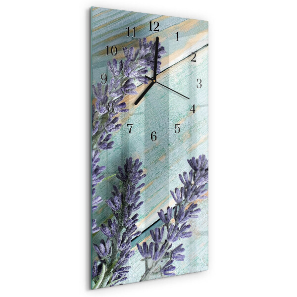 Vertikalni zidni sat Lavanda