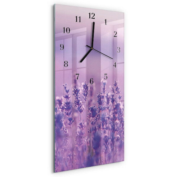 Vertikalni zidni sat Lavanda