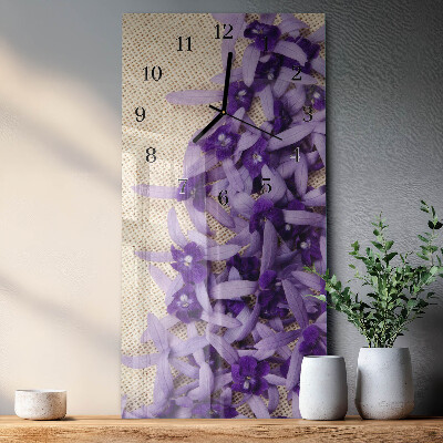 Vertikalni zidni sat Lavanda