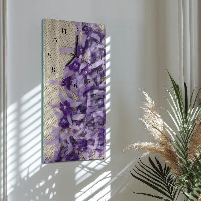 Vertikalni zidni sat Lavanda