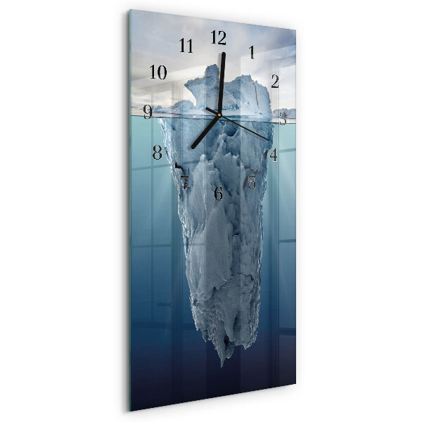 Pravokutni zidni sat Glečer