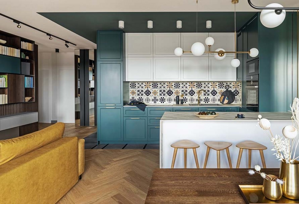 Otvorena kuhinja s dnevnim boravkom